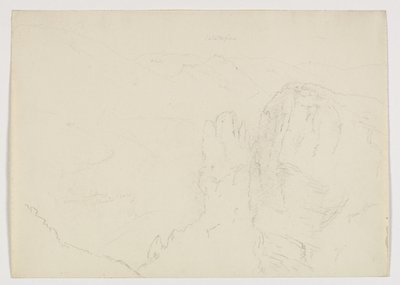 Blick auf Calatafimi von Segesta, Sizilien, 1842 von Thomas Cole